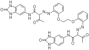 Pigment-Žuta-180-Molekularna struktura