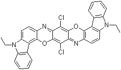 Pigment-ljubičasta-23-Molekularna struktura
